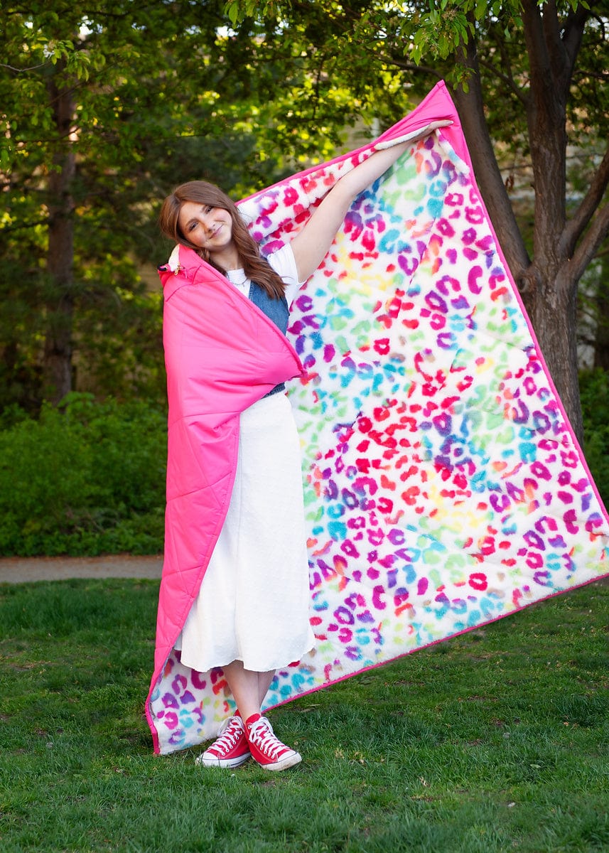 Hot Pink Everywhere Blanket - Soft & Portable