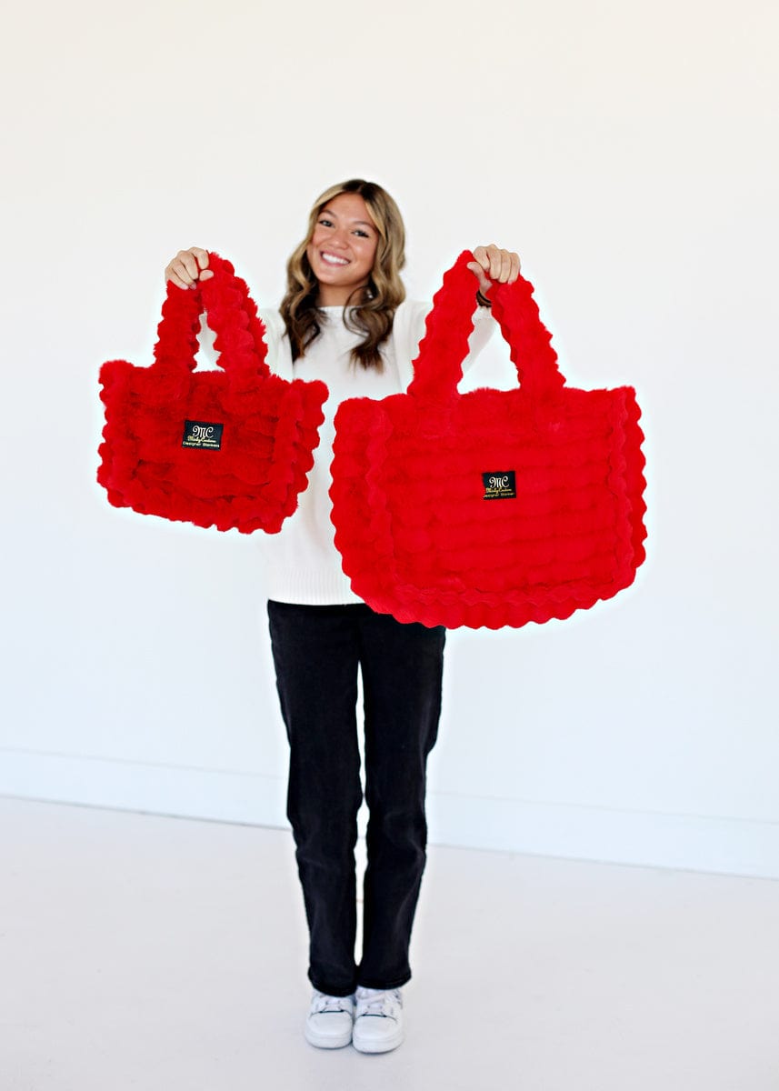 Annie Ripple Red Handbag - Stylish Everyday Tote