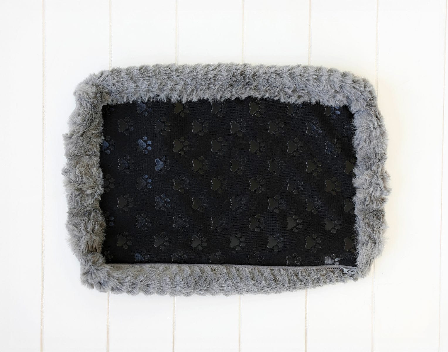 Charcoal Plume Pet Crate Cover Pad